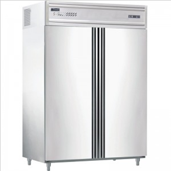 君诺大二门插盘式冰箱JN-G1150FL2双门不锈钢插盘烤盘柜风冷冷藏柜