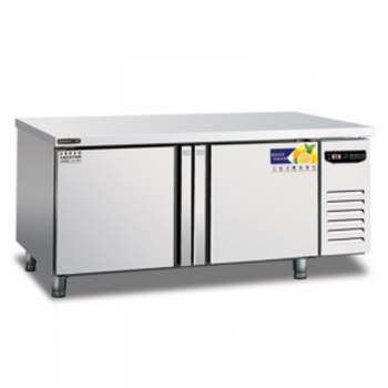 美厨风冷冷冻工作台AWEF15二门平台冷冻冰箱1.5米冷冻操作台冰箱