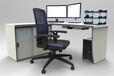 海南生产板式现代大班台屏风卡位办公组合位电脑桌