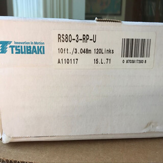 现货供应TSUBAKI滚子链条RS80-3-RP-U椿本16A-3传动链图片4