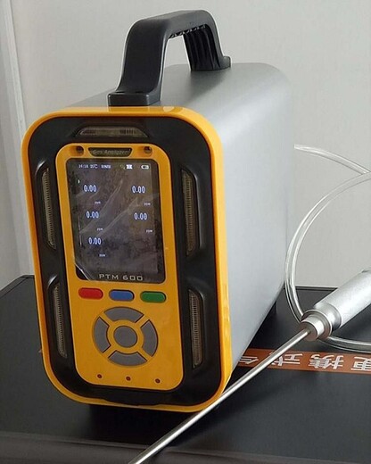 河北石家庄灵寿智能手提式复合型气体分析仪,多气体泵吸检测仪