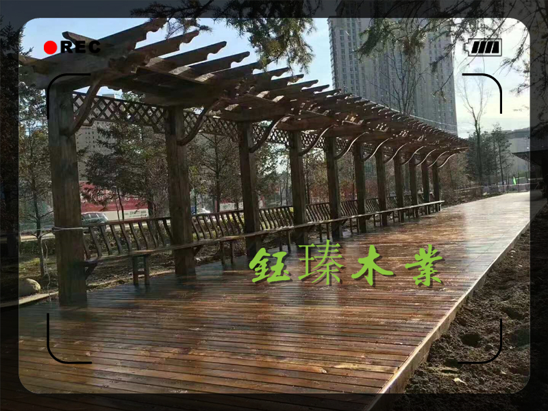 白城洮南樟松防腐木批发厂家