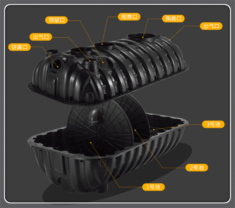 通辽组合式塑料化粪池厂家关于