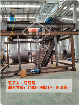 江苏全自动鸡粪翻堆机设备大跨度导轨式翻抛机双螺旋式翻堆机厂家