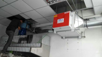 峡江县水边低空排放油烟净化器安装厨房排烟加工设计安装