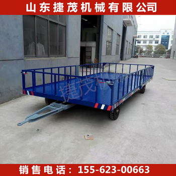 重型平板运输车50吨平板牵引车码头平板运输车