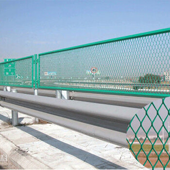湖南厂家供应钢板网护栏高速防眩网菱形钢板网