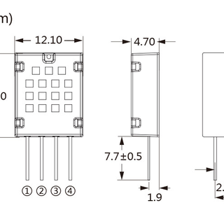 ASAIR/奥松-AM2120数字温湿度传感器电容式复合型测量模块图片3