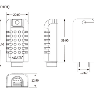 ASAIR/奥松-AM2011新款温湿度传感器湿敏电容式模块模拟电压输出图片5