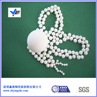 山东淄博厂家现货供应高纯99%化工填料球，惰性氧化铝瓷球图片3