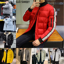 山东男式棉服外套羽绒服男装批发地摊赶集货源棉衣青年外套清货图片