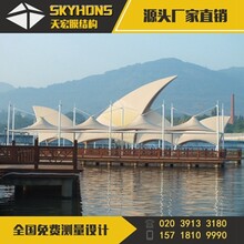 广州酒店公园膜结构景观棚户外园林景观膜结构遮阳篷张拉膜雨蓬