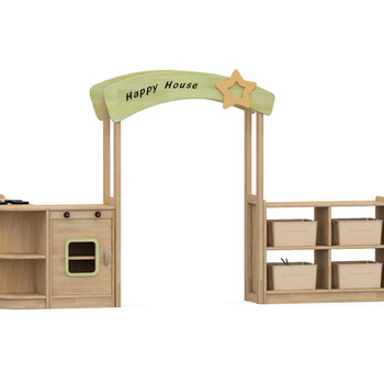 幼兒園家具,實木活動區(qū)角柜-綠森堡廠家