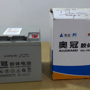 太阳能蓄电池光伏发电胶体蓄电池奥冠6-GFM-10012V100H蓄电池