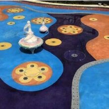 重庆彩色洗砂面做法永川天然彩石洗砂地面材料供应图片