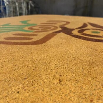 台州玉环市彩色洗砂地坪做法聚合物砾石地坪包工包料