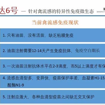 蛋鸡养殖场使用威达6号防控流感的优势及客户反馈