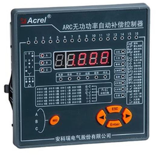 安科瑞液晶显示功率因数自动补偿控制器ARC-6/J,厂家