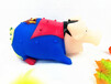义乌泓智搪胶玩具批发加工定制减压发泄绝望发声海盗超人衣服惨叫猪