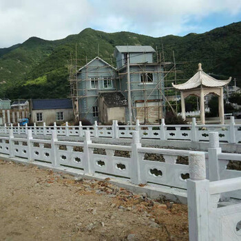 石雕欄桿支持定制-石雕欄桿供應加工廠-曲陽縣聚隆園林雕塑