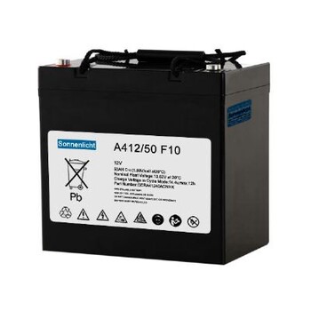 山东济南阳光蓄电池A412/50A/12v50AH现货报价参数及规格