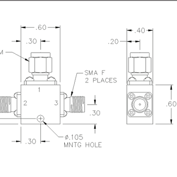 pulsa一分二功分器RP2-04-417