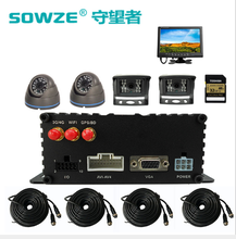 守望者AHD双SD卡车载录像机720PMDVR高清车载监控3G车载录像机图片