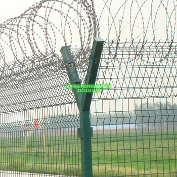 北京机场护栏网飞机场防爬网铁刺丝护栏网机场跑道防爬网