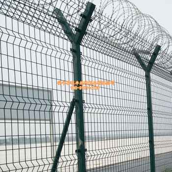 刀片刺丝机场护栏网-机场围界刀片刺网-机场护栏网厂家
