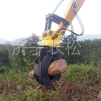 现代挖掘机抓木器废钢废铁液压抓木器带回转挖机抓铁器