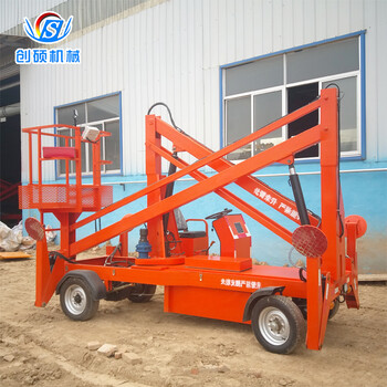 創(chuàng)碩機(jī)械10米12m曲臂式升降機(jī)電動液壓升降機(jī)360度旋轉(zhuǎn)柴油機(jī)升降平臺