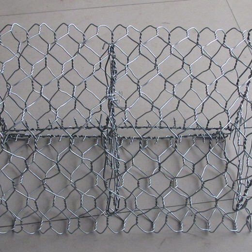 六角石笼网采用镀锌处理石笼网箱防洪石笼网