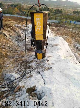 望江县挖改式液压分裂器报价小型顶石机