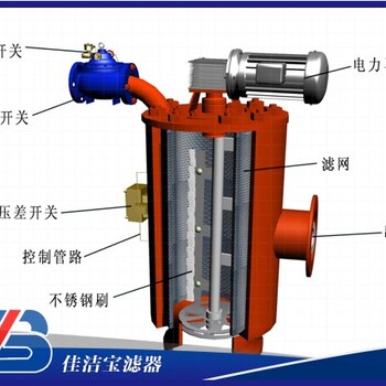 立式无支腿刷式自清洗过滤器