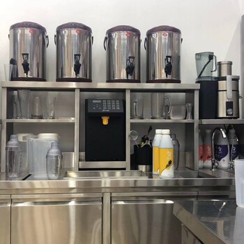 新豪茶饮零售奶茶设备奶茶原料可定制水吧台定制奶茶设备厨房操作设备
