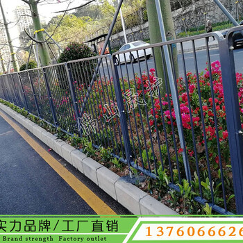 阳江市政护栏图片道路中间隔离栏杆白色甲型栅栏价格