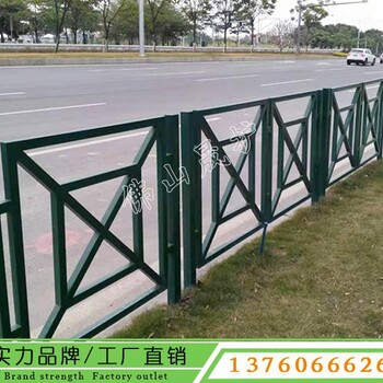 阳江市政护栏图片道路中间隔离栏杆白色甲型栅栏价格