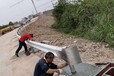 东莞波形梁钢护栏端头工地道路双波护栏安装公路防撞栏杆