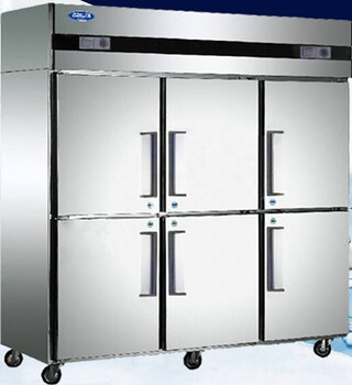 格林斯达六门冰箱格林斯达Q1.6E6商用双机双温冰箱星星6门双温冷柜E款