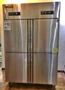 洛德四門雙機雙溫冰箱洛德QB1.0L4LD-H四門冰箱不銹鋼四門商用廚房冷柜