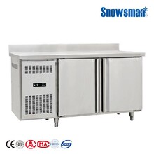 雪人不锈钢工作台冰箱雪人BX-1800FD商用吧台冷冻柜1.8米操作台冷冻冰箱图片