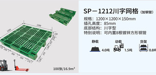 迪庆州塑料卡板地台板商超使用卡板厂家图片3