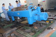宁夏吴忠海申LW520原厂卧式离心机螺旋尺寸修复