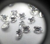 华晶热卖品质高价格优的珠宝镶嵌用培育钻石白钻裸石配石