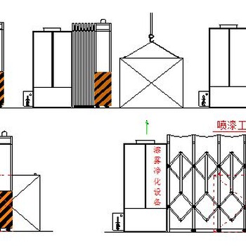 江苏镇江移动伸缩喷漆房配套废气处理设备定制整体方案