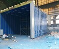 安徽芜湖防雨型伸缩房折叠式喷漆房工厂制造商