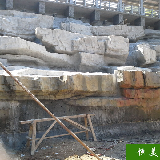 恒美生态园水泥假山施工,南京承接恒美水泥假山工程造价质量可靠