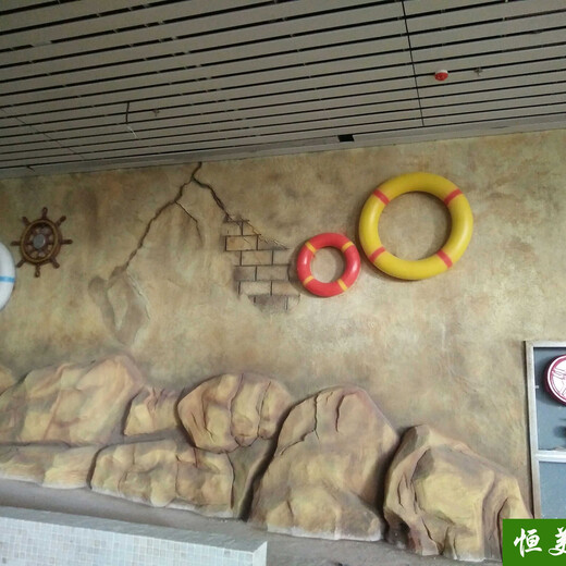 苏州环保塑石艺术墙面设计信誉水泥艺术墙面造价