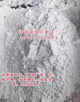 超細高嶺土，廠家直接銷售，長期穩(wěn)定貨源，歡迎采購