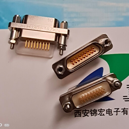 PCB直插插座HJ30J-12ZKN锦宏牌高速矩形连接器生产销售